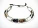 Bild: SP28 Surferarmband EA77 Schwarz Braun Wei� Coco Armband