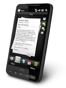 HTC HD2 T8585 Smartphone Ecran tactile  WVGA 480 x 800 5 Mpix Bluetooth / Internet / GPS 157 g Noir