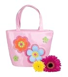 Great Gizmos Pink Poppy Bright Flower Handbag (Pale Pink)