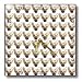 Sandy Mertens Dog Designs - German Shepherd Face Pattern - Wall Clocks