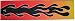 ROOFIES Skateboard Griptape FLAME SKULL N CROSSBONES