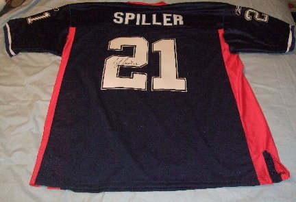 C.J. Spiller Autographed Buffalo Bills Jersey W/PROOF Clemson Tigers, CJ, Picture of CJ Signing the Exact Jersey