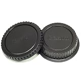 Hinterer Objektivdeckel + Geh�usedeckel f�r Canon DSLR Kamera