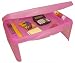 Storage Folding Lap Desk (Frosted Pink) (2.5
