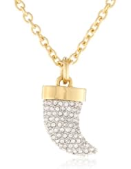 Juicy Couture Jewelry Pave Horn Pendant Necklace
