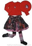 Cakewalk Brown/Red/Pink Print 3 Piece Cotton Set
