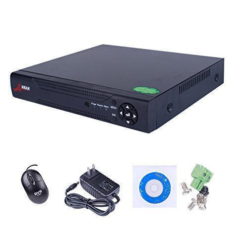 ANRAN 960H 8 Channels Full D1 DVR CCTV Network Motion Detection 8CH H.264 Digital Video Recorder For Surveillance Security Camera System Real Time Recording VGA/ HD Output Mobile Phone Monitoring