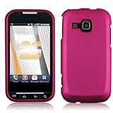 Rubberized Rose Pink Hard Protector Case Cover For Samsung Galaxy Indulge R ....