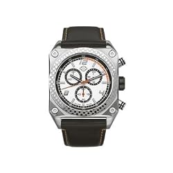 Harley Davidson Bulova Men's Watch--NEW for 2009. Silver patterned dial. Stainless steel case. Black leather strap. Water resistant to 50 meters, 165 feet. 76A125