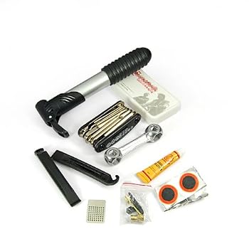 Cycling Bike Bicycle Repairment Repair Maintenance Portable Tool Set Kits With Pump Patch Wrench Brand New Set