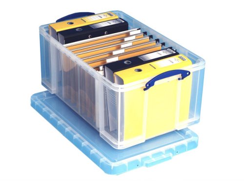 Really Useful 64 Litre Office Box Clear