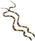Pkg (2) 17" Long Non-Poisonous Realistic Rubber Snakes.IMAGE
