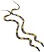Pkg (2) 17" Long Non-Poisonous Realistic Rubber Snakes._s-1