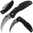 Black Crow Stainless Steel Serrated Blade Knife - 6.625 inch (fls)