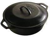 Lodge Logic 3 Quart Dutch Oven with Loop Handles
