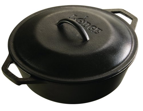 Lodge Logic 3 Quart Dutch Oven with Loop Handles