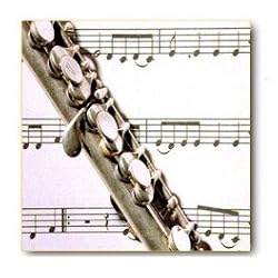Ceramic Coaster Set - 4 pcs - Designer Coasters: Music/Musical Instruments - (CCMU-023)