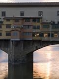Ponte Vecchio and the River Arno at Dusk, Florence, Tuscany, Italy, Europe Stretched Canvas Poster Print by Martin Child, 30x40