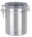 Trudeau 52-Ounce Stainless Steel Airtight Canister, Satin Finish