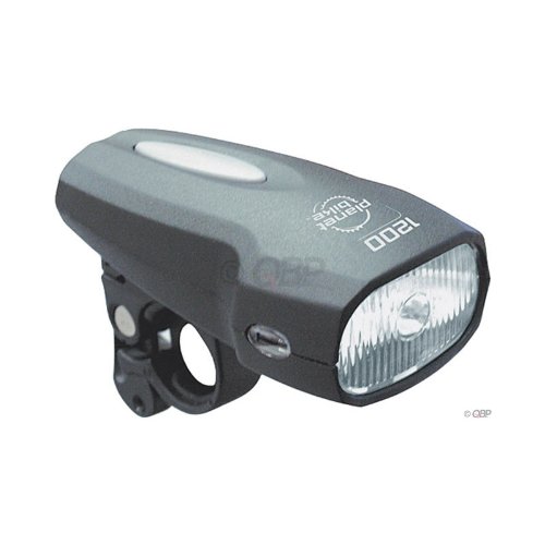 Planet Bike 1200 1.5-Watt Krypton Bulb Bicycle Headlight with Quick Cam Handlebar Bracket Mounts