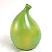 Handmade Deluxe Green And Yellow Abstract Ceramic Vase / Table Sculpture