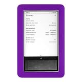 Premium Purple Soft Silicone Skin Gel Cover Case for Barnes & Noble Nook E-reader E Reader