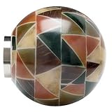 Kirsch 1 3/8" Mosaic Tile Finial~Pair