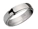 Men's 6mm Stainless Steel Ridged Wedding Band