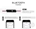 StarryBay Ultra Lightweight Bluetooth Headphones - L06 Bluetooth V4.1 Sweatproof Magnet Stereo Earbuds for Handsfree Sports Headset for iPhone and Android (red-black )