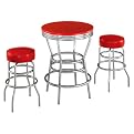 Soda Shoppe Collection - Red with Silver Base