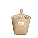 Ularmo New Hot Stripe Small Storage Sack Cloth Hanging Non Woven Storage Basket Bag (beige)