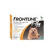 FRONTLINE PLUS for Dogs and Puppies - Up to 22 lbs - 12 month supply