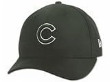 Chicago Cubs Black on Black Fitted Cap by New Era