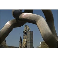 Poster 30 x 20 cm - "Protestant Kaiser William Memorial Church from Berlin Sculpture, Kurfurstendamm." von Paolo Cordelli / Lonely Planet Images - auch in anderen Gr��en und als Leinwandbild erh�ltlich