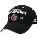 adidas Detroit Pistons Black 2008 Division Champions Adjustable Hat