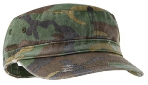 District ThreadsDistressed Military Hat. DT605 - Military Camo [Apparel]