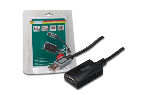 USB 2.0 Repeater-Kabel USB A Stecker zu A Buchse USB Low Speed 1 5Mbps Full Speed 12Mbps und High Speed 480Mbps - Länge 5m