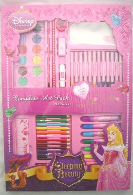 Childrens Toyshop  Toys : Disney Princess 60 Piece Art Set Sleeping Beauty
