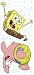 Blue Mountain Wallcoverings GAPP1829 SpongeBob Giant Wall Sticker