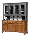 Amish USA Made 4-Door Americana Hutch Buffet - CVW-26-4940