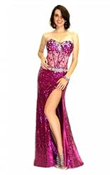 Chiffon/Taffeta/Tulle High-Low-Hem Applique Crystals Beaded Crystal Lace Evening Dress 