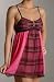 Betsey Johnson Intimates Tricot Lace Trim Babydoll With Matching Thong (732734)