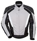 Tourmaster Cortech FSX Mens Motorcycle Jacket Silver XS