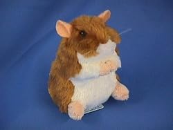 BRUSHY HAMSTER PLUSH TOY 5" H