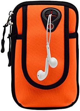 Running Armband Waterproof Outdoor Arm Bag Wrist Wear Gym Sport Cycling Cell Phone Arm Band Pouch with Headphone Cable Outlet Hole for iPhone 6, 6S 6 Plus +,Samsung Galaxy S6, S5, S4 Note 3, 4, 8 Edge