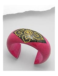 Wood Colored Enamel Bracelet