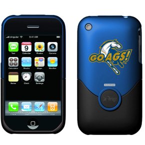 UC Davis Go Ags with Mascot on iFrogz Luxe iPhone Case 3G 3GS (RoyalBlue)