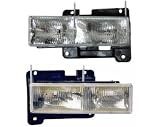 NEW PAIR HEADLIGHT HEAD LIGHT LAMP 95-00 CHEVROLET TAHOE