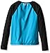 Speedo Big Girls' UV50+ Raglan Long Sleeve Rash Guard Shirt