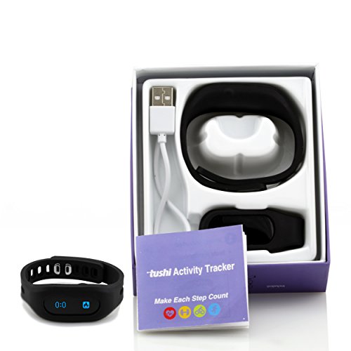 Tushi Activity Tracker Wrist Pedometer Fitness Watch for Walking Steps and Miles. Calorie
